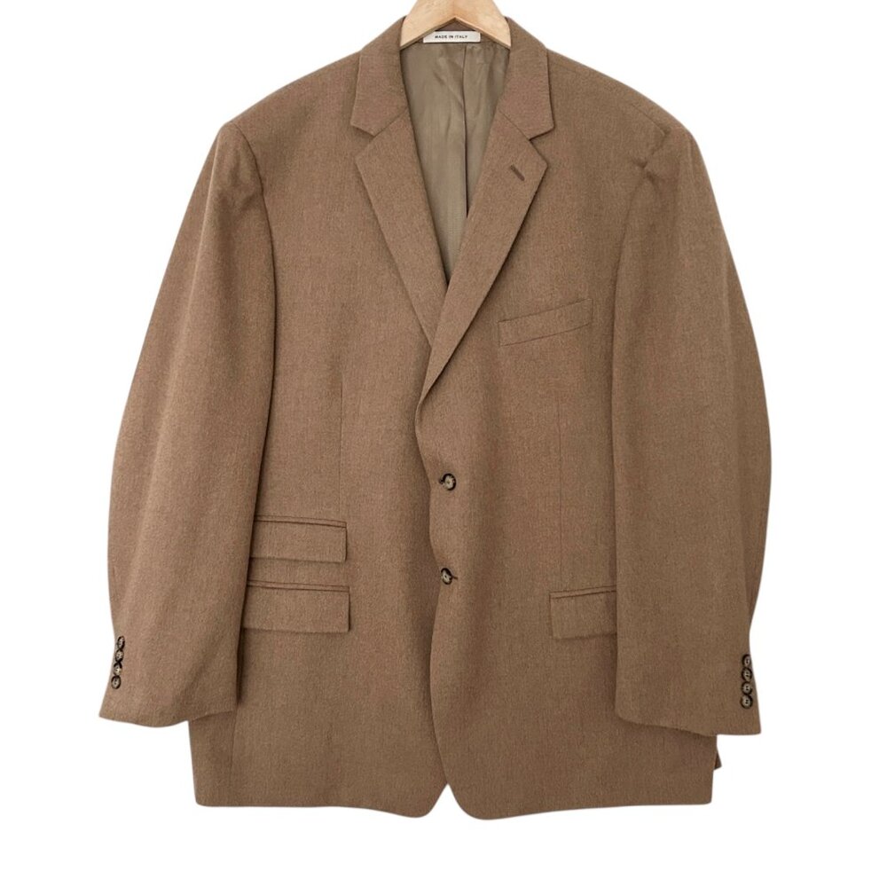 Joseph Abboud Tan Camel Hair Sports Coat Blazer Jacket‎ 52L